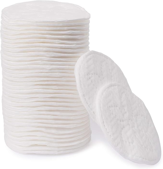 Premium 100% Cotton Rounds (100 Count) - Soft and Gentle Makeup Remover and Cleansing Pads for Face, Nail, and Personal Care - Absorbent, Textured, Lint-Free, and Hypoallergenic