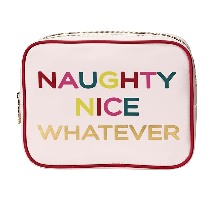 Conair Women's Double Zip Toiletry Travel Bag-Makeup Organizer-Gifts for Her, Pink, 1 Count (Pack of 12)