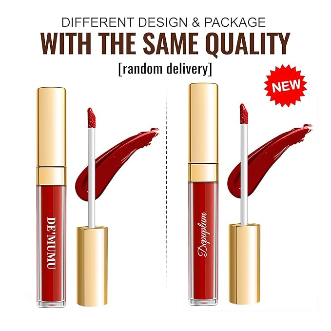 Dark Red Lipstick Matte for Women Superstay Wine Red Long Lasting Lipstick Smudgeproof Liquid Lipsticks Cruelty Free Lip Makeup, DM30 Witch Red