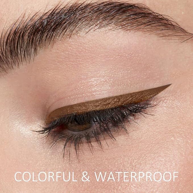 Boobeen 3pcs Liquid Eyeliner Pen, Matte Eye Liner with Precision Tip, Long Lasting Eyeliner Pencil for Bold Eye Makeup, Glides on Smoothly