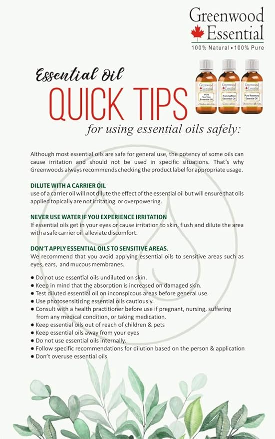 Greenwood Essential Cornmint Essential Oil (Mentha arvensis) Pure | Non-Sticky | Non-Greasy | Lightweight | Men & Women | All Skin Types | Steam Distilled 15ml (0.50 oz)