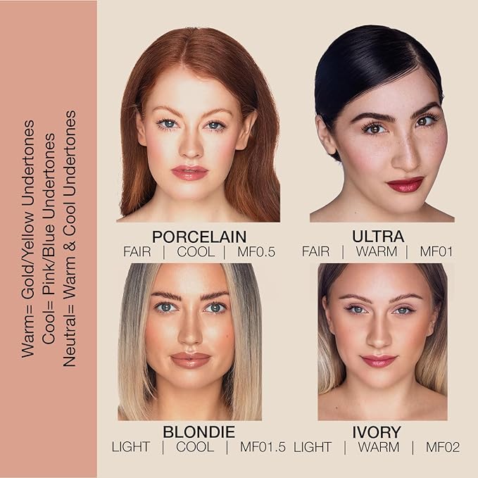 Bellapierre Mineral Foundation SPF 15 – Loose Powder Foundation, Full Coverage Mineral Makeup with Matte Finish – Vegan, Cruelty Free, Hypoallergenic, Oil & Talc Free – 0.32 oz - Blondie