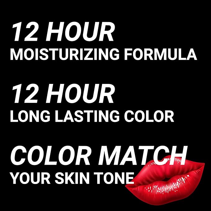 MOODmatcher LIVAURA Original Color Changing Lipstick – 12 Hours Long-Lasting, Moisturizing, Smudge-Proof, Glamorous Personalized Color, Premium Quality – Made in USA (Pink)