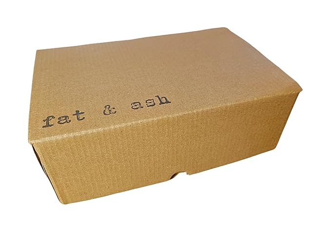 fat & ash Beef Tallow Soap Bar (8 Pack) - VERY SIMPLE INGREDIENTS - Organic and Moisturizing - Handmade in USA - Family Recipe - Long-Lasting, All-Natural, For Dry Skin