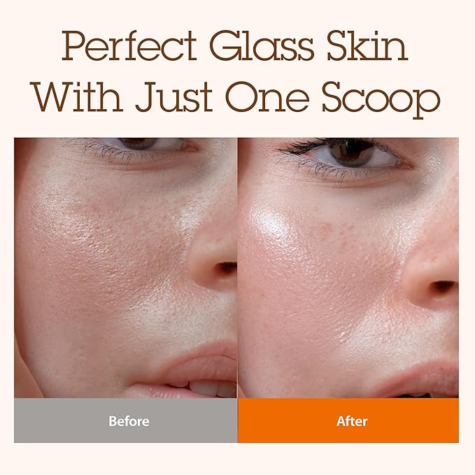 BLITHE Pressed Serum Glass Skin Korean Skincare 31.27% Apricot Extract & Niacinamide for Natural Glow, Hybride Serum & Moisturizer 0.91 fl oz