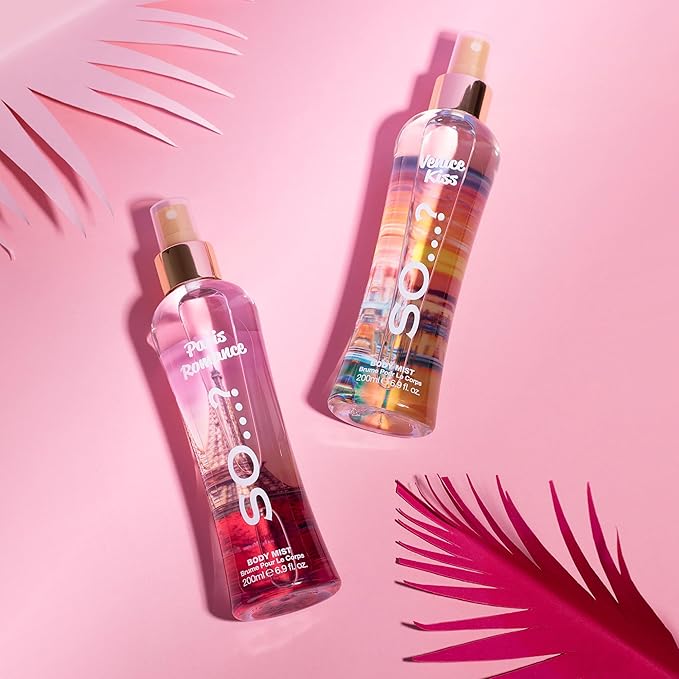 So...? Paris Romance Body Mist for Women - 6.9 oz Body Mist - Pack of 2