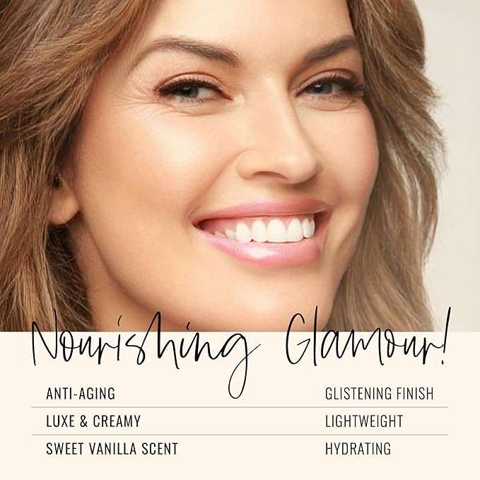 Runway Rogue LuxGloss Lip Gloss, High-Pigment Shimmery Pale-Nude Lip Gloss, ‘Photo Filter’