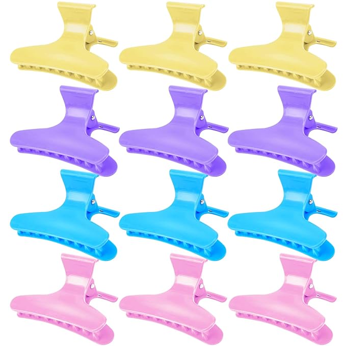 Ondder Hair Clips - Butterfly Clamps Claws for Salon Pro Cutting, Coloring, and Styling - Hair Accessories for Women