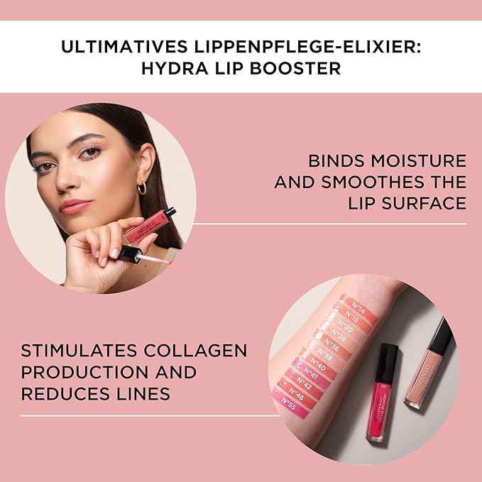 ARTDECO Hydra Lip Booster - Translucent Papaya - Hydrating Lip Gloss with Boosting Effect - Hint of Color & Beautiful Shine - Non-Sticky Finish - Lip Care - Lip Oil - Makeup - Hyaluron - 0.21 Fl Oz