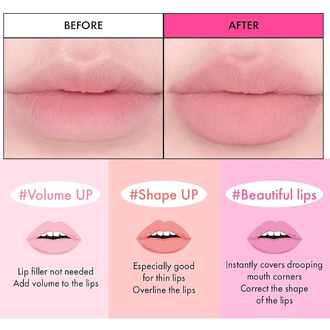 Amuse Seoul Lip Smudger (03 SALMON) | nude salmon beige | lip liner, matte, creamy, soft, velvety, cruelty-free, lipcare, long-lasting, multiuse, vegan