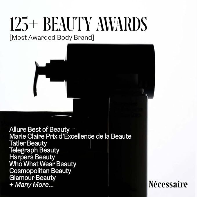 Nécessaire The Body Duo (Eucalyptus) Skincare Gift Set For Women + Men - The Body Wash 16.9oz + The Body Lotion 15.2oz. Multi-Oil Shower Gel Cleanser + Multi-Peptide Body Moisturizer. Non-Comedogenic.