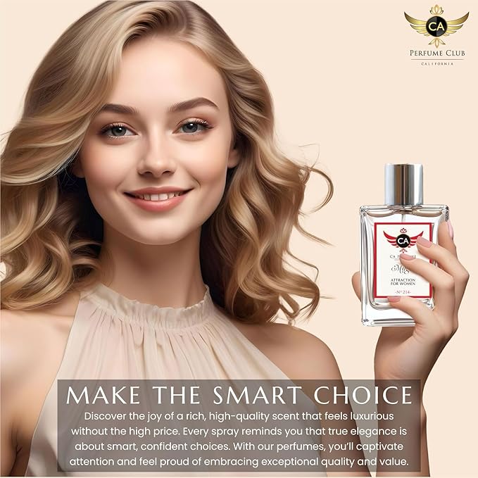 CA Perfume Impression of Happy Heart for Women Chypre Floral Fragrance Long Lasting Perfumes for Women Eau De Parfum 1.7 Fl Oz 50ml