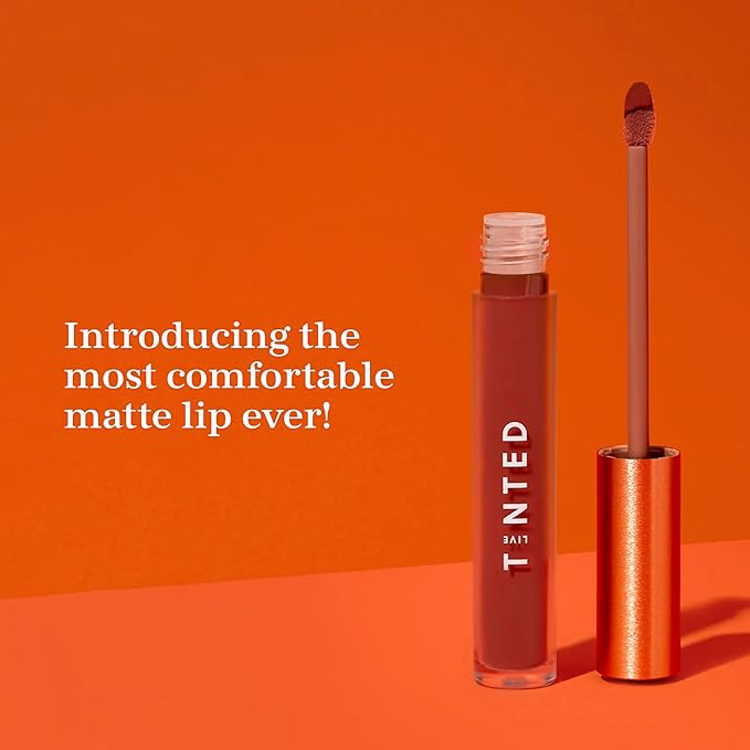 Live Tinted Huelip Liquid Lip Crème - Weightless, Long-Lasting Liquid Lip with Hyaluronic Acid and Jojoba Oil For a Soft, Comfortable, Moisturized Finish - 0.09 fl oz - Mauve