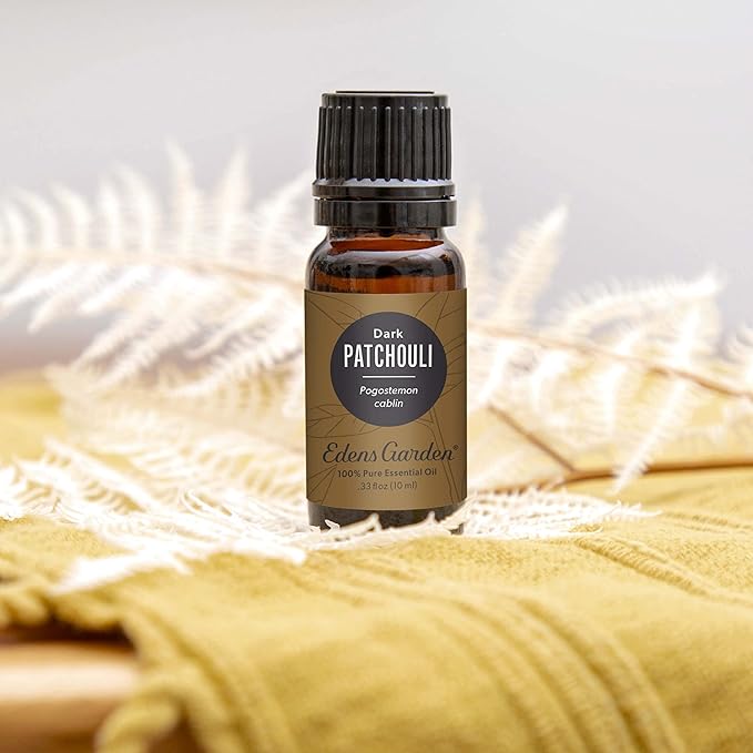 Edens Garden Patchouli- Dark Essential Oil, 100% Pure Therapeutic Grade (Undiluted Natural/Homeopathic Aromatherapy Scented Essential Oil Singles) 10 ml