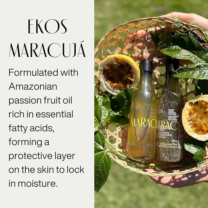 Natura – Passion Fruit Body Care Bundle – Maracujá Lotion, Body Oil & Hand Cream – Calming & Hydrating Vegan Skincare – 24H Moisturization – Brazilian Beauty Ritual for Soft, Glowing Skin