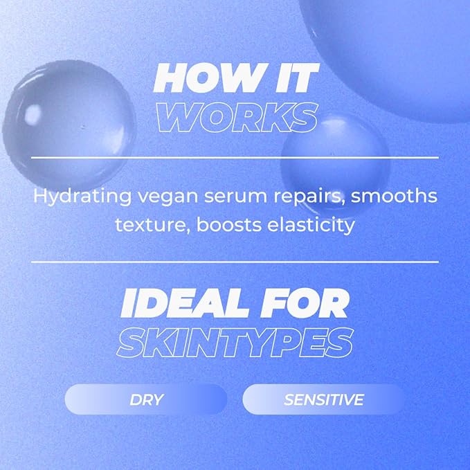 Vitamasques Vegan Snail Mucin Serum Moisturizer With Aloe Vera Complex Korean Skin Care- 1.01 fl. oz