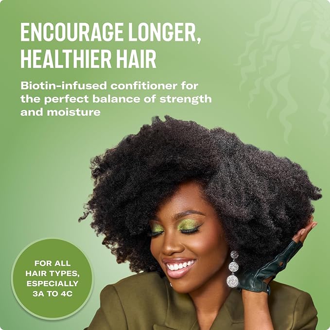 Mielle Organics Rosemary Mint Strengthening Hair Conditioner - Detangling & Hydrating Conditioner to Help Increase Manageability - Infused with Biotin to Support Longer, Healthier Strands (12 oz)
