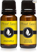 Eternal Essence Oils 2 Pack 10ml Premium Fragrance Oil - Pineapple & Mango - for Candle, Soap Making, Aromatherapy, Diffusers, Home Care, & Humidifiers