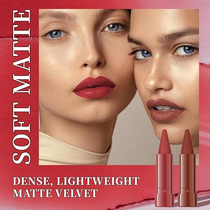 Jolilab Compact 3 - Pc Gradient Matte Lip Crayons – Long - Lasting, Waterproof, Perfect for On - the - Go Looks