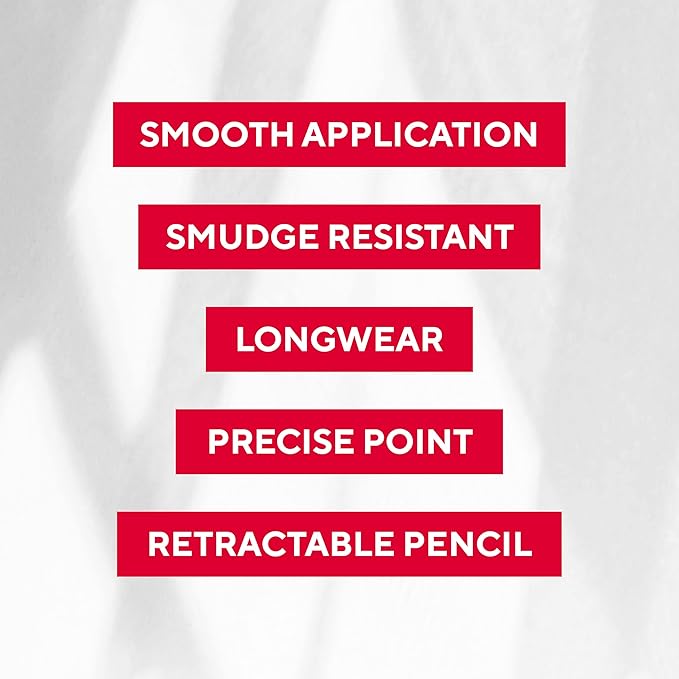 Mirabella Line & Define Lip Definer Lip Pencil, Smoothing & Moisturizing Retractable Lip Liner with Long-Lasting & Ultra-Creamy Formula, Antioxidants Vitamin C & E, & Built-In Sharpener - Sexy