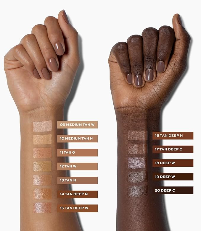 MAKE Beauty Skin Mimetic Concealer Buildable Medium Coverage Hydrating Concealer for Dark Circles Spot Concealing Brightening Crease-Free, Including Mature Skin. Radiant Finish. 19 Deep Warm