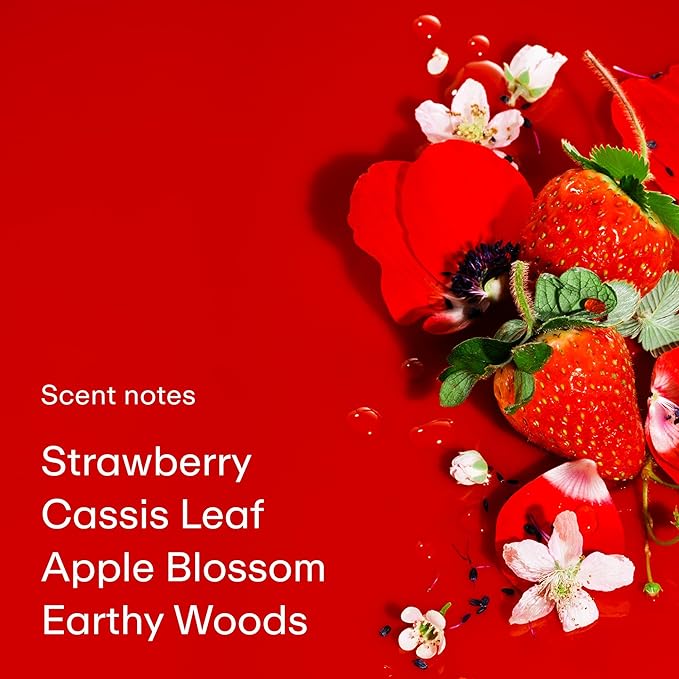 PHLUR Strawberry Letter Eau de Parfum - Travel Size Perfume Spray - Strawberry Gourmand Fine Fragrance (9.5mL)