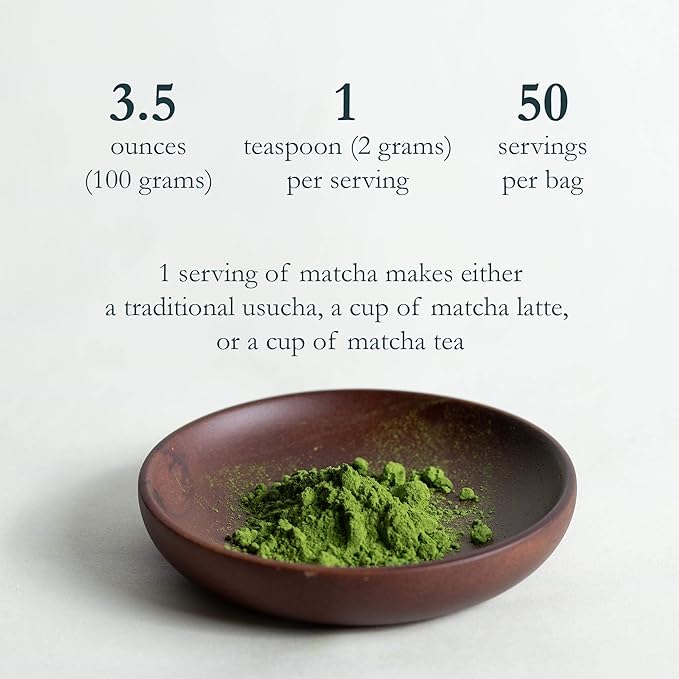 Naoki Matcha Organic Ceremonial First Spring Blend – Authentic Japanese First Harvest Ceremonial Grade Matcha Green Tea Powder from Kagoshima, Japan (100g / 3.5oz)