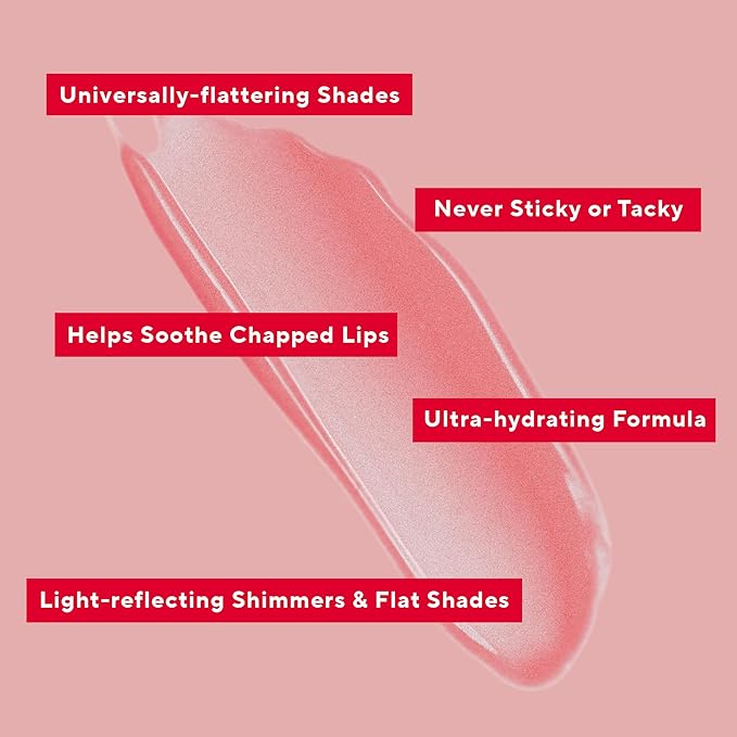 Mirabella - Luxe Advanced Formula Lip Gloss, Non-Sticky Hydrating Lip Glosses with Vegan Lanolin, Jojoba Oil & Vitamin E, Long-Lasting & Cruelty-Free Makeup, Mauvelous (Rose Mauve)