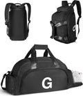 4 Year Old Boy Birthday Gifts, Initial Gym Bags with Shoe Compartment, Dance Bag for Girls, Monogram Kid Overnight Bags, Travel Duffel-Perfect for Basketball Soccer Sport (Letter G)