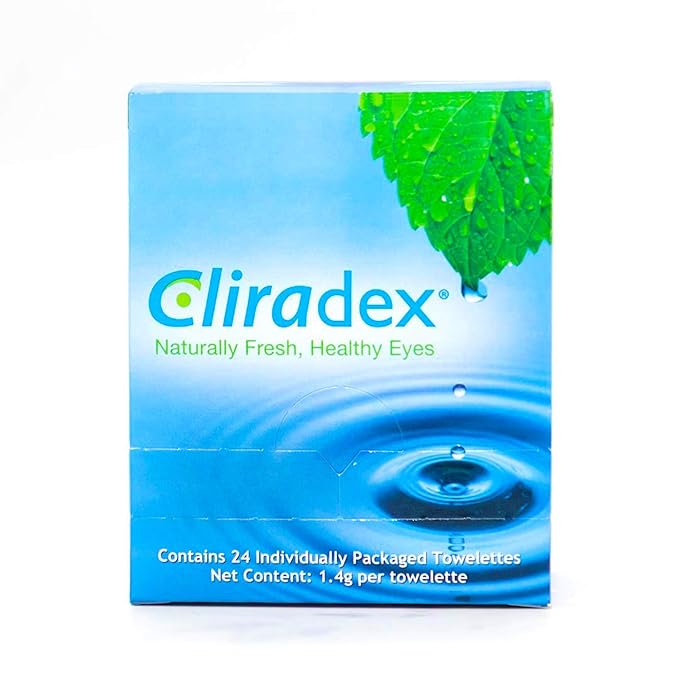 Towelettes - Natural Face, Eyelash & Eyelid Cleanser - Wipes for Demodex, Blepharitis, Mgd and Red Irritated Eye Lid - Tea Tree Oil Extract.
