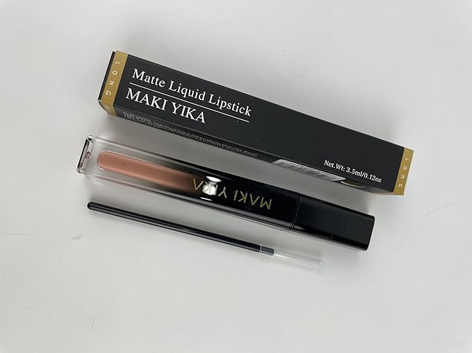 MAKI YIKA Pink Nude Lipstick for Women Color Stay Long Lasting Lipsticks, No Smudge Matte Liquid Lipstick Lip Color |Dusty Pink