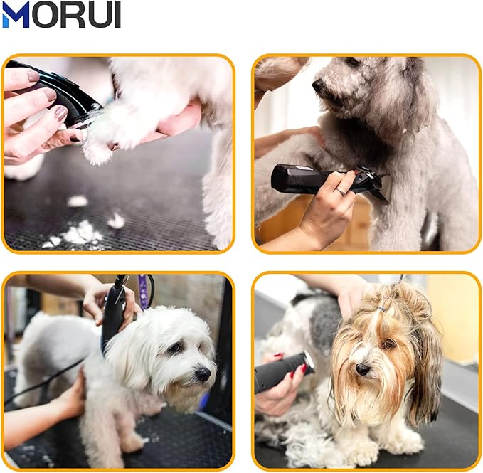 3-3/4F Cut Length 1/2"(13mm) Detachable Pet Dog Clipper Blades UltraEdge Series Clipper Blades for Dog Grooming Compatible with Most Andis,Oster A5 Wahl KM Series Clippers