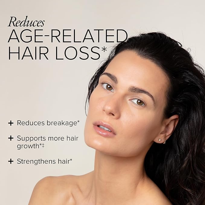 Serovital Hair Regeneres - Enhanced Hair Growth Vitamins for Women, Decrease Hair Loss and Shedding, Strengthen and Thicken Hair, Reduce Greying and Breakage, Regrow Hair, Hair Vitamins - 60 Count