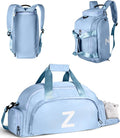 Teenage Girl Gifts 13-15, Initial Gym Bags with Shoe Compartment, Dance Bag for Girls, Monogram Kid Overnight Bags, Ballet Sport Gymnastics Cheer Travel Duffle Tote (Letter Z)