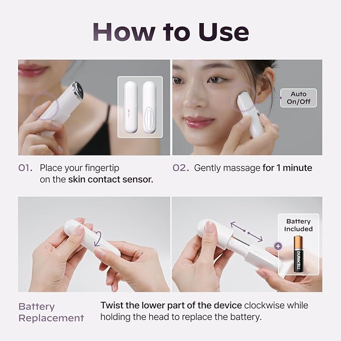 Superform Galvanic Booster Aqua Mint, 1min booster for ageless skin, anti-aging and firming pocket booster, glow on the go, Korean skincare, Gifts, Stocking Stuffers for Women