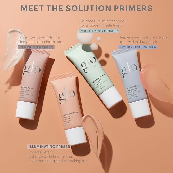 Glo Skin Beauty Mattifying Primer with Niacinamide – Eliminate Shine and Refine Pores for Smoother Makeup Application, for Combination & Oily Skin, Matte Finish
