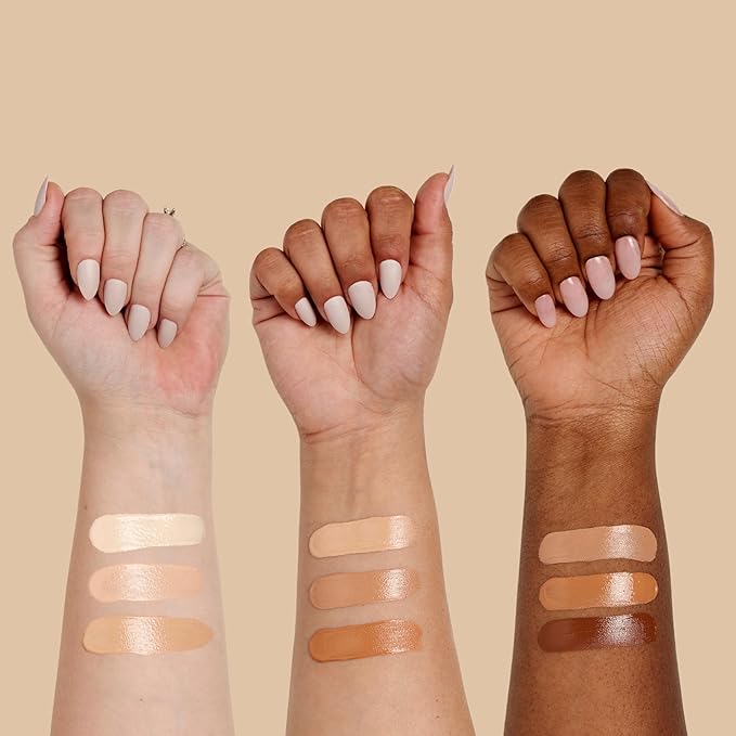 Sigma Beauty Skin Perfector – Hydrating Skin Tint Foundation for Lightweight, Buildable Coverage, With Hyaluronic Acid, Niacinamide Serum, and More (4 Medium Beige Tint, 1.12oz)