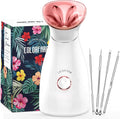 Colorfarm Facial Steamer Nano Ionic: Face Steamer Deep Cleaning Unclogs Pores - Humidifier Hot Mist Home Sauna Spa for Women Men Sinuses Moisturizing