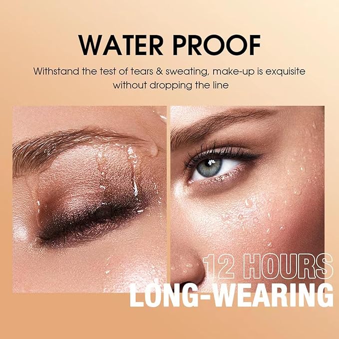 Light Taupe Nude Eyeshadow Stick Matte Eyeshadow Pencil Makeup, High Pigment Crease-proof Eye Shadow Brightener stick, Hypoallergenic Waterproof Long Lasting Eye Highlighter Stick (19#)