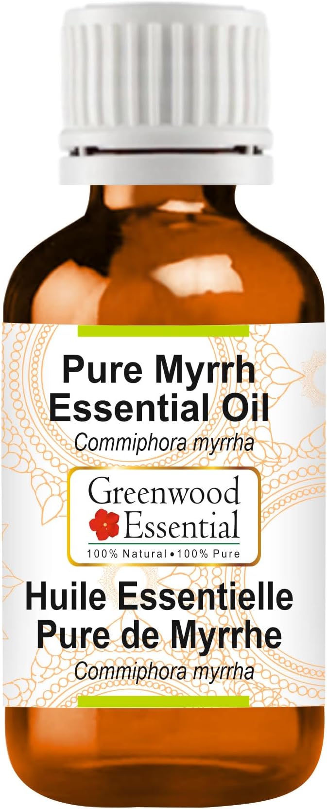 Greenwood Essential Pure Myrrh Essential Oil (Commiphora myrrha) 2ml (0.06 oz)