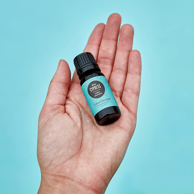 Edens Garden Cypress- Blue Essential Oil- 100% Pure Premium Grade, Undiluted, Natural, Therapeutic, Aromatherapy, The Best for Diffuser, Skin, Candle, Kid Safe 10 ml (.33 fl oz)