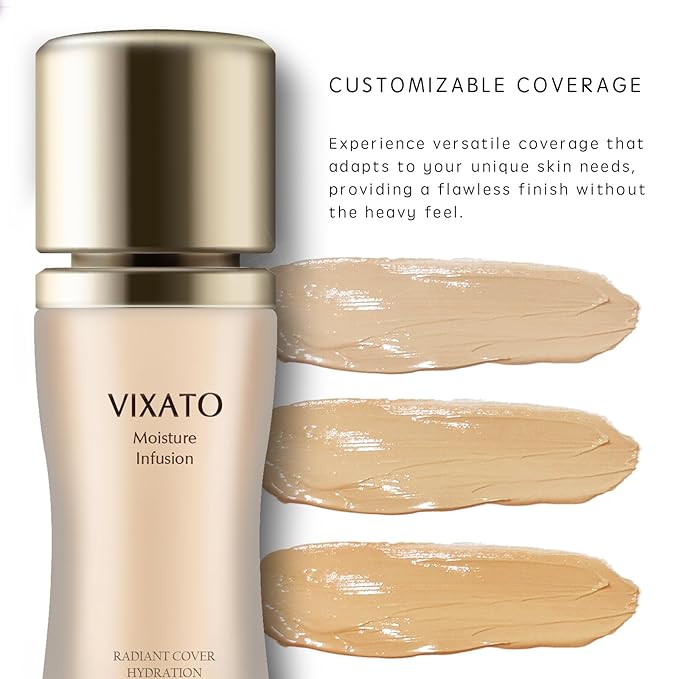 Foundation Concealer, 2025 New Full Coverage Moisturizer Liquid Age-Defying Foundations, Hydration Natural Finish & Long Wea for All Skin Types (Dark, One SIze)
