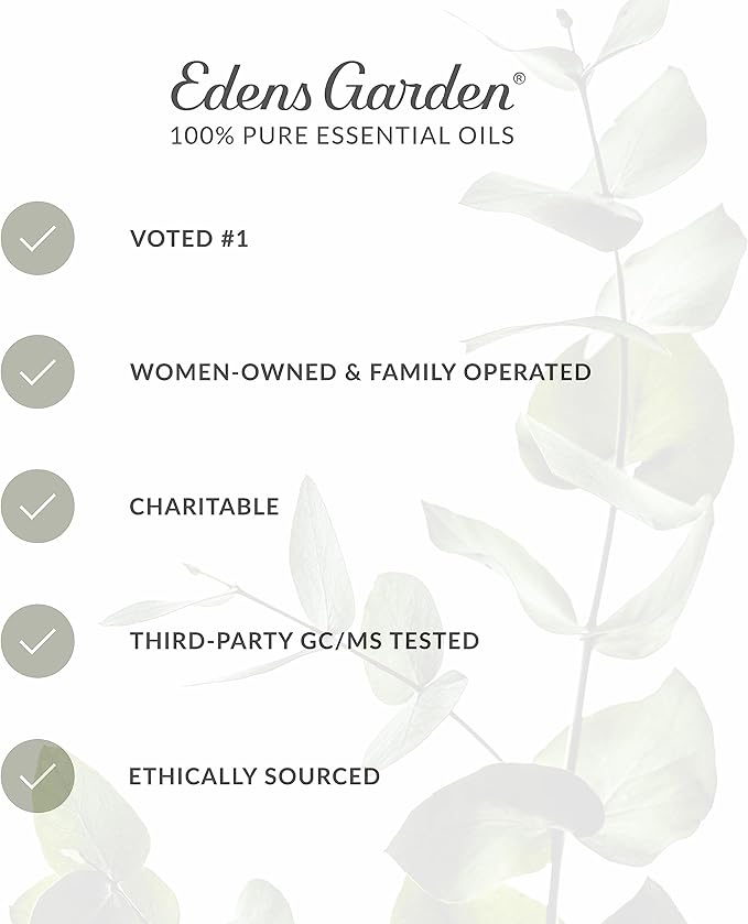 Edens Garden Tea Tree Essential Oil- 100% Pure Premium Grade, Undiluted, Natural, Therapeutic, Aromatherapy, The Best for Diffuser, Hair, Humidifiers, Kid Safe 10 ml (.33 fl oz)