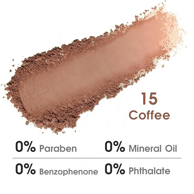 UCANBE Brown Single Eyeshadow Palette, Highly Pigmented Matte Eye Shadow Powder, Professional Long-Lasting Waterproof Makeup Palette