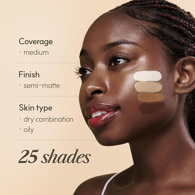 THE FACE SHOP Ink Lasting Liquid Foundation, Full Coverage, 72‑Hour Wear Semi‑Matte Finish, Makeup with Bakuchiol, W310 Caramel, 0.84 Fl. Oz.