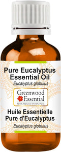 Greenwood Essential Pure Eucalyptus Essential Oil (Eucalyptus globulus) Steam Distilled 15ml (0.50 oz)