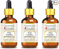 Greenwood Essential Pure Copaiba Essential Oil (Copaifera officinalis) with Glass Dropper Steam Distilled (Pack of Three) 100ml X 3 (10.1oz)