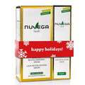Nuvega Lash - Vegan Eyelash Serum & Eyebrow Serum Set I Longer Eyelashes in 4-6 Weeks I Lash and Eyebrow Growth Serum I Made in Germany I 1ml & 3ml