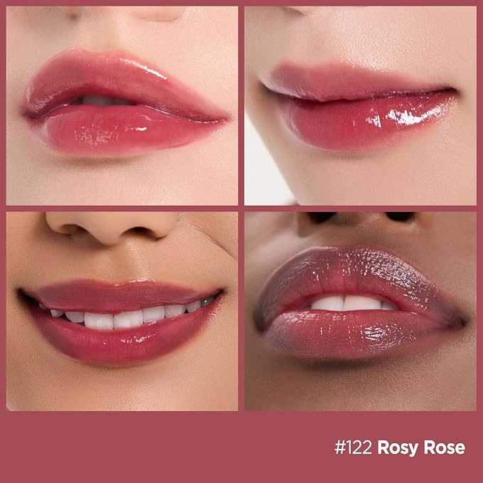 Laka Fruity Glam Lip Tint Mini Best Sellers, #122 Rosy Rose, #121 Ash Nut, #125 Mango, #126 Lucy