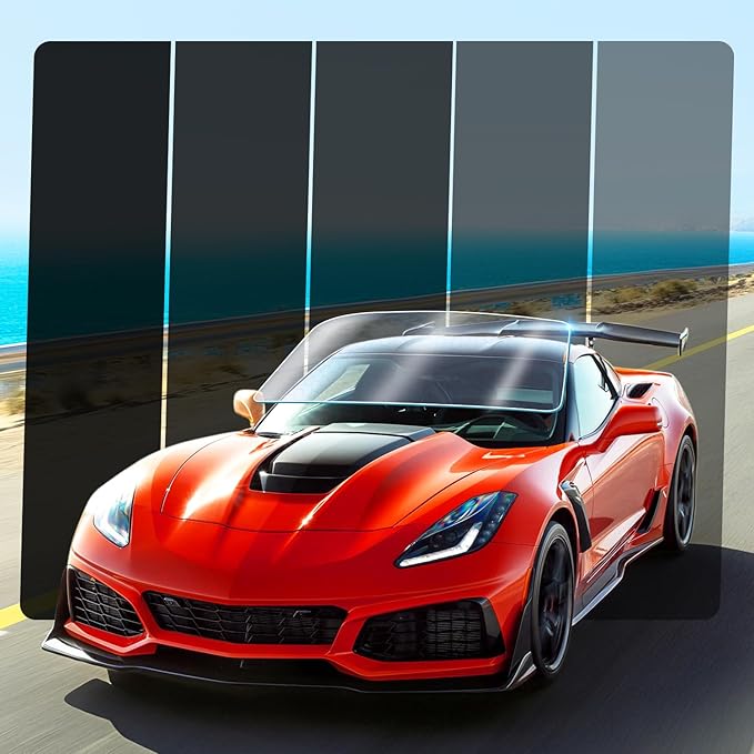 35% VLT Ceramic Car Window Tint Film (24In x100Ft), 99% UV & 96% IRR Blocks, 5-Layer Automotive Tints for Privacy Sun & Glare Protection Heat Blocking Scratch Resistant